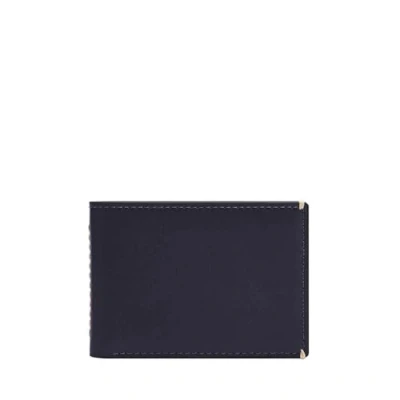 Afbeelding van FOSSIL Leren Kaarthoes Westover Wallet Insignia Blue Donkerblauw