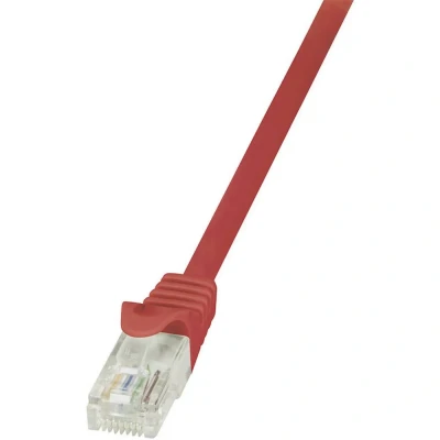 Afbeelding van LogiLink CP2064U RJ45 Netwerkkabel, patchkabel CAT 6 U/UTP 3.00 m Rood Snagless 1 stuk(s)