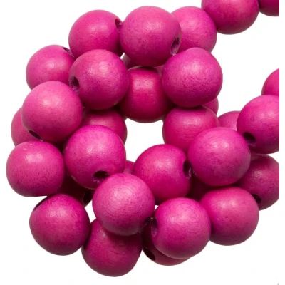 Afbeelding van Houten Kralen Intense Look (10 mm) Pink Extreme (86 stuks)