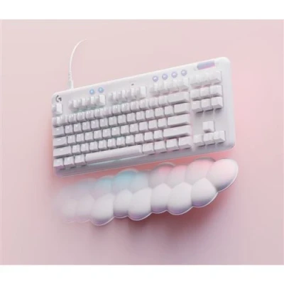 Afbeelding van Logitech G G713 Bedraad gamingtoetsenbord met LIGHTSYNC RGB verlichting, lineaire schakelaars (GX bruin) en handsteun voor toetsenbord, compatibel pc Mac, mistwit