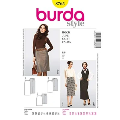 Afbeelding van Burda Naaipatroon 8765 Rok in variaties