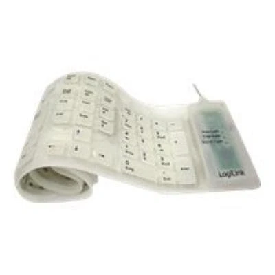 Image de LogiLink Flexible Waterproof clavier allemand