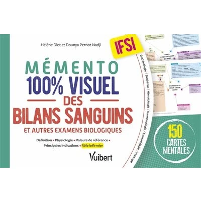 Image de Mémento 100% visuel des bilans sanguins et autres examens biologiques IFSI