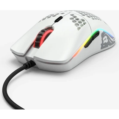 Afbeelding van Glorious PC Gaming Race Model O (small) Muis USB Type A Optisch 3200 DPI Rechtshandig Mat Wit