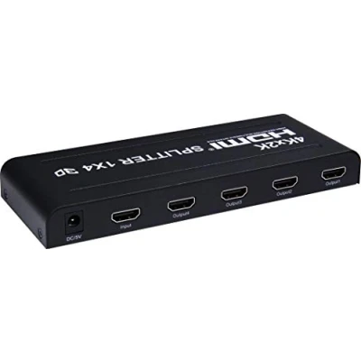 Afbeelding van Zewnętrzny rozdzielacz HDMI PremiumCord, 4 porty 1.4A, czarny