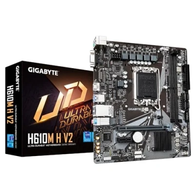 Afbeelding van Gigabyte GA H610M H V2 (1700) Moederbord Socket Intel 1700 Vormfactor Micro ATX chipset Intel® H610