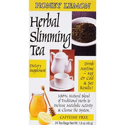 Afbeelding van 21st Century Herbal Slimming Tea, Honey Lemon 24 theezakjes, 12 verpakkingen van Unknown