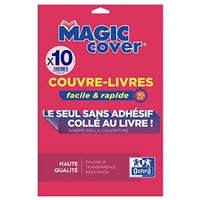 Afbeelding van OXFORD Magic Cover A4 PP 7.5/100e blanco papier, kleurloos, 10 stuks