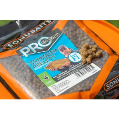 Image de Sonubaits Pro Expander Pellets F1 4mm (500g) Vispellets