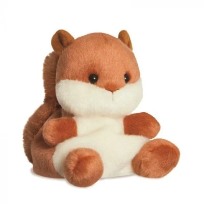 Afbeelding van Aurora Knuffeleekhoorn Palm Pals 13 Cm Pluche Bruin/wit