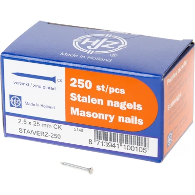 Afbeelding van Hjz Betonnagel platconische kop blauw 25 x 2.5mm