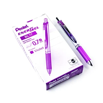 Afbeelding van Gelschrijver Pentel Energel BL77 0.4mm violet