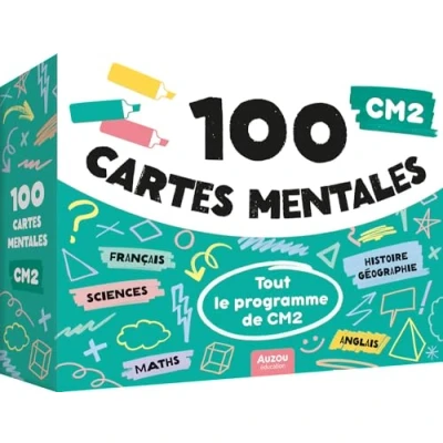 Afbeelding van 100 CARTES MENTALES TOUT LE PROGRAMME DE CM2