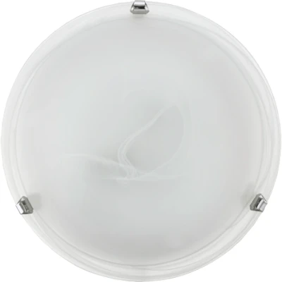 Afbeelding van EGLO Salome Wand/Plafondlamp 2 Lichts Chroom Wit