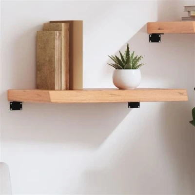 Afbeelding van Wandschap 60x40x6 cm behandeld massief eikenhout lichtbruin
