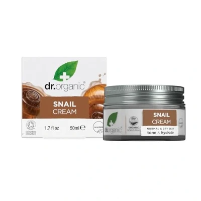 Afbeelding van Dr. Organic Anti aging crème met biologische slakkengel, 50 ml