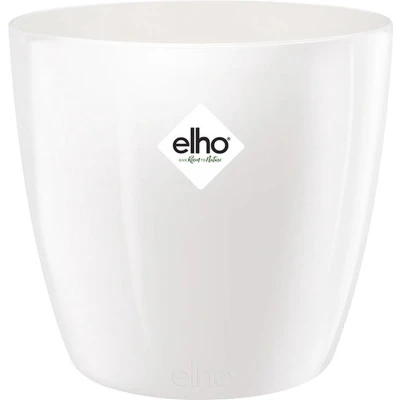Afbeelding van Bloempot Brussels diamond rond 25 cm wit elho