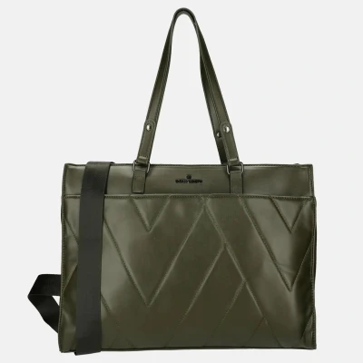 Afbeelding van Enrico Benetti Evie Shopper 14 inch laptopvak 58000 Olijf
