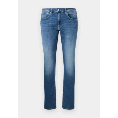 Afbeelding van Replay Grover Pants Slim fit jeans, Heren, Maat: 32x32, Medium blue