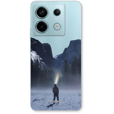 Afbeelding van Case Company® hoesje geschikt voor Xiaomi Poco X6 Wanderlust Soft Cover Telefoonhoesje Bescherming aan alle Kanten en Schermrand