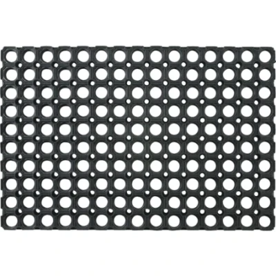 Afbeelding van Deurmat open rubber ringmat 80 x 120 cm