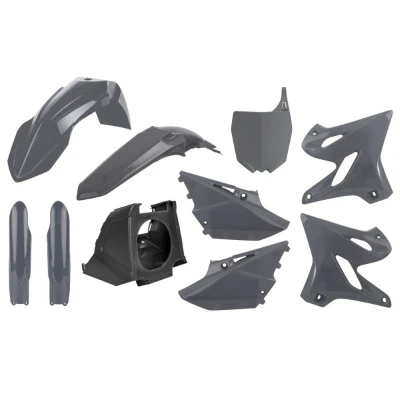 Afbeelding van Polisport Plastickit Yamaha YZ125 YZ250 2002 2021 Origineel Grijs