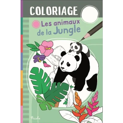 Image de Les animaux de la jungle Coloriage