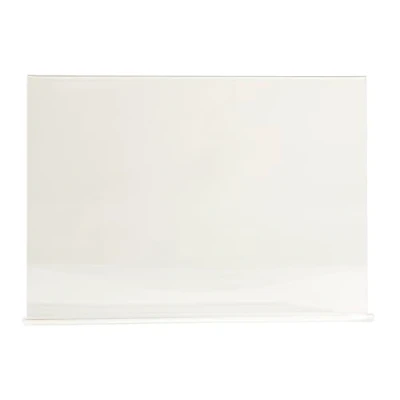Afbeelding van Exacompta Réf. 84159D Carton de 10 Porte visuels droits horizontaux A4 Dimensions P 30 x l 5,5 H 21,5cm PMMA (acrylique) pour photos, publicités, menus restaurants, hôtels Cristal