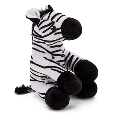 Afbeelding van Zappi Co Zacht en Knuffelig Pluchen Dier voor Kinderen Ideaal Knuffelvriendje Pasgeborenen (12 15 cm) (Zebra)
