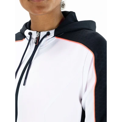 Afbeelding van SJENG SPORTS feya hooded jacket Tennis hoodie dames Wit