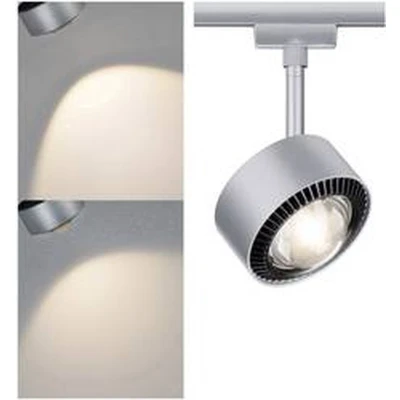 Afbeelding van Paulmann Aldan 230V railsysteem lamp URail LED vast ingebouwd 9 W Chroom (mat), Zwart