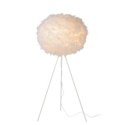 Afbeelding van Lucide GOOSY SOFT Vloerlamp 1xE27 Wit
