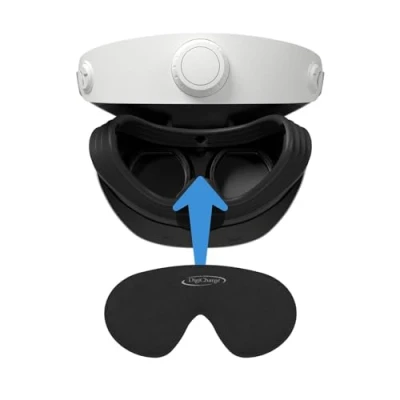 Afbeelding van Digicharge Beschermhoes voor PS VR2, VR 2, PSVR2 lens, stofdicht en krasbestendig, 14 mm dik schuim, beschermt alle hoofdtelefoon tegen stof, inclusief sensor, niet