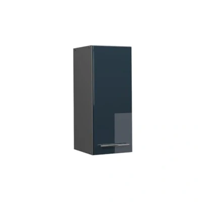 Afbeelding van Vicco Hangkast Fame Line, Donkerblauw hoogglans/Antraciet, 30 cm