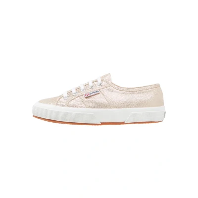 Afbeelding van Superga Lamew Sneakers laag, Dames, Maat: 40, Doré/blanc Textiel