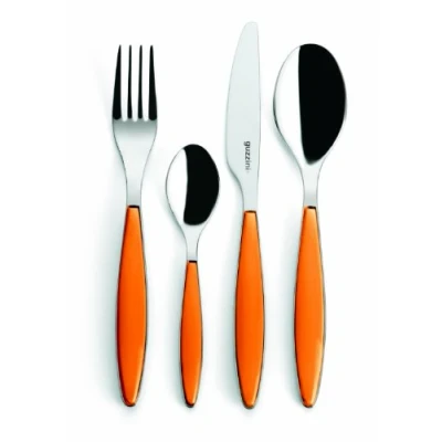Afbeelding van Guzzini Feeling, 24 delige bestekset oranje, 15,8 x 7,5 25,5 cm 23000045