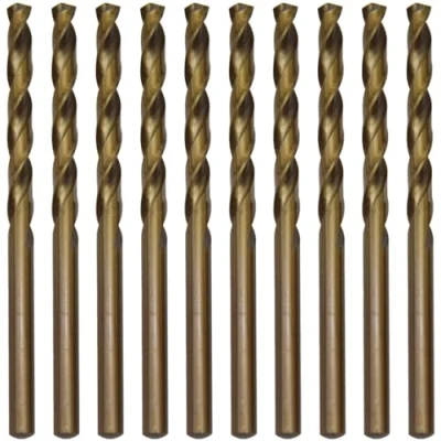 Afbeelding van CEEYSEE HSS kobaltboor 5 mm M35 voor boren in roestvrij staal, metaal, gietijzer en harde kunststoffen (5 mm), 10 stuks
