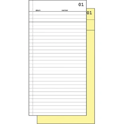 Afbeelding van Commissieboek Expres SI 30020 210x105mm 50x2vel