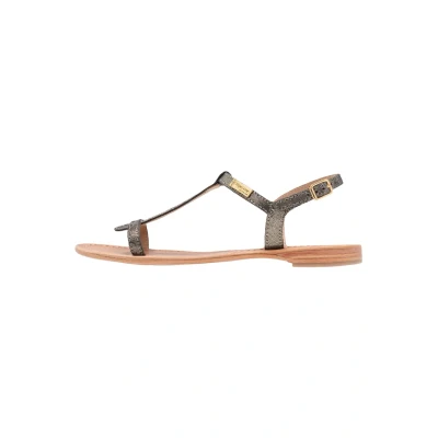 Afbeelding van Les Tropeziennes par M Belarbi Hamat Sandalen, Dames, Maat: 38, Noir irise Leer