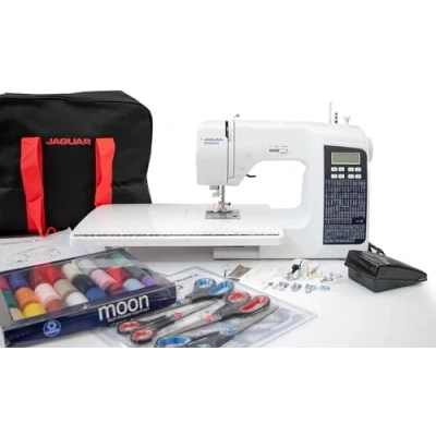 Afbeelding van Jaguar 200SQ Computergestuurde naaimachine 200 steken 9 oogjes met groot accessoirepakket