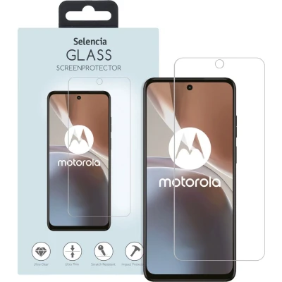 Afbeelding van Selencia Screenprotector Geschikt voor Motorola Moto G32 Tempered Glass Gehard Glas