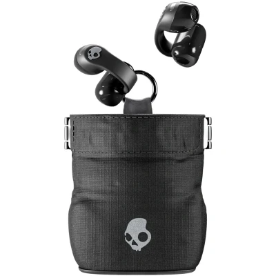 Afbeelding van Skullcandy Push 720 Open True Wireless Oortjes Ear Oordopjes Clip on Design Draadloze Oplaadhoes Zwart
