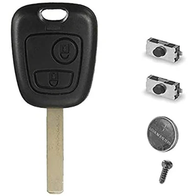 Afbeelding van Plip sleutel compatibel met C1 C2 C3 C4 C5 C6 C8 Xsara Saxo Berlingo Kit + 2 Switch afstandsbediening behuizing @ Pro