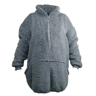 Afbeelding van Unique Living Hoodie Willow Dark Grey 70x87cm