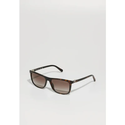Afbeelding van Guess Zonnebril, Heren, Maat: 58, Dark havana/gradient brown
