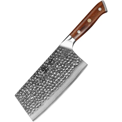 Afbeelding van Xinzuo Hakmes Damascus staal (gehamerd) Woestijnijzerhout B13D