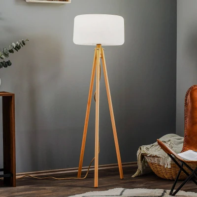 Afbeelding van Newgarden Chloe In &amp; Out vloerlamp driebeen