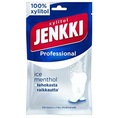 Afbeelding van Cloetta Jenkki Xylitol Ice Menthol kauwgom, 1 x 90 g
