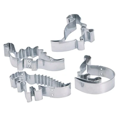 Afbeelding van KitchenCraft Set van 4 dinosaurus uitstekers Let&#039;s Make Kitchen Craft