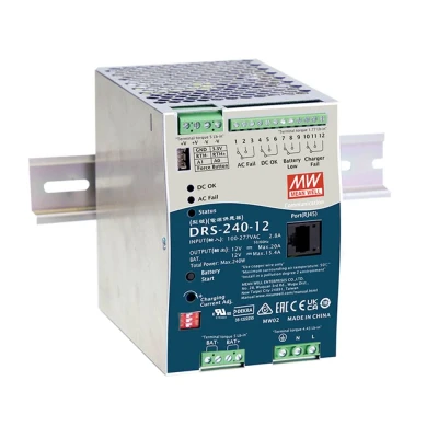 Afbeelding van Mean Well DRS 240 36 DIN rail netvoeding V 6.6 A W Aantal uitgangen: 1 x Inhoud: stuk(s)